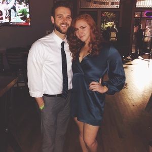 Teal Asos Satin Mimi Dress